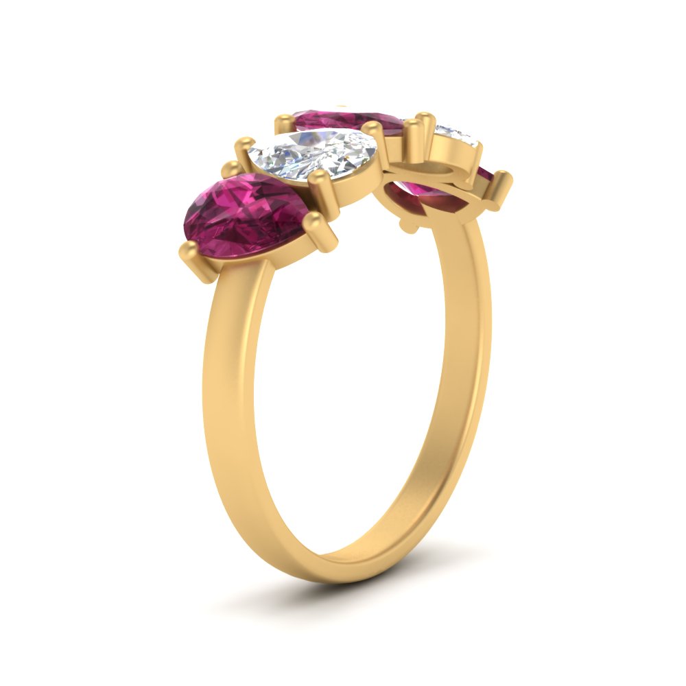 2.50-carat-five-stone-wedding-band-pink-sapphire-teardrop-yellow-gold-FD8294B-0.50CTGSADRPIANGLE3-NL-YG