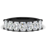 Load image into Gallery viewer, 2.50-carat-radiant-cut-diamond-wedding-band-in-black-gold-FD8008RAB-2.50CT-NL-BG
