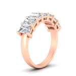 Load image into Gallery viewer, 2.50-carat-radiant-cut-diamond-wedding-band-in-rose-gold-FD8008RABANGLE2-2.00CT-NL-RG
