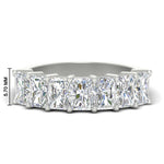 Load image into Gallery viewer, 2.50-carat-radiant-cut-diamond-wedding-band-in-white-gold-FD8008RAB-2.50CT-NL-WG-HW
