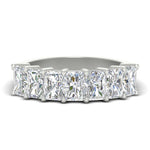 Load image into Gallery viewer, 2.50-carat-radiant-cut-diamond-wedding-band-in-white-gold-FD8008RAB-2.50CT-NL-WG
