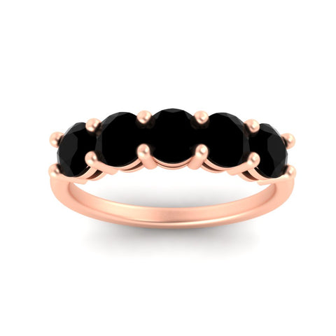 2.50-carat-round-black-diamond-5-stone-wedding-band-in-rose-gold-FDENS141ROBGBLACKANGLE5-2.50CT-NL-RG