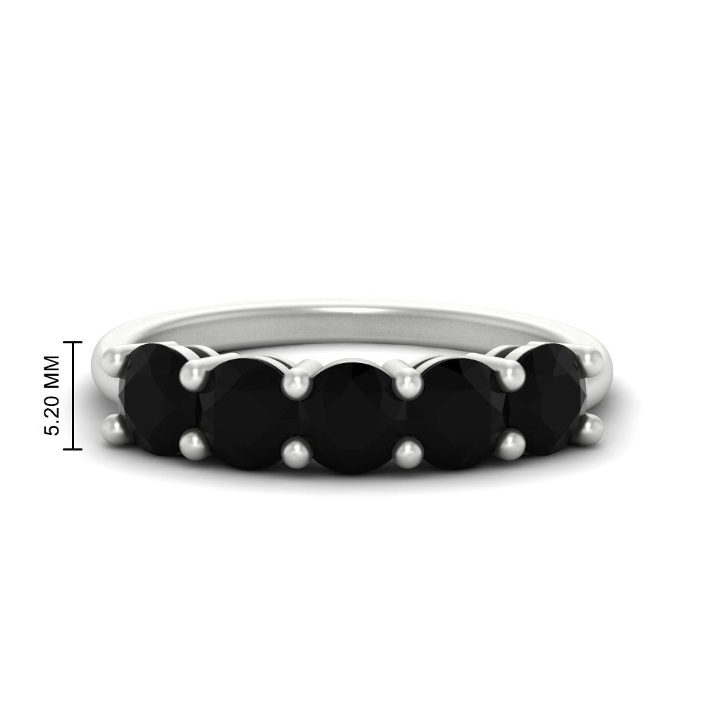 2.50-carat-round-black-diamond-5-stone-wedding-band-in-white-gold-FDENS141ROBGBLACK-2.50CT-NL-WG-HW