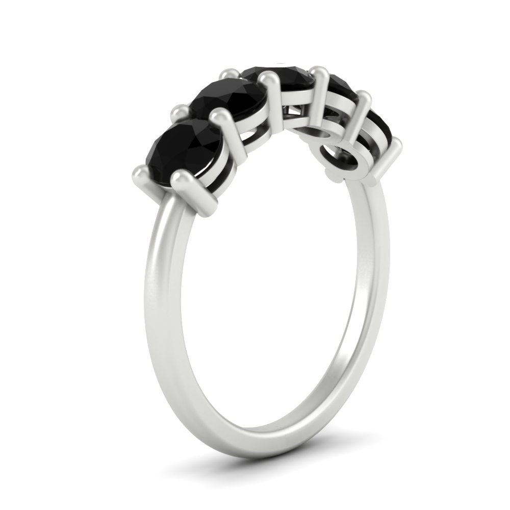 2.50-carat-round-black-diamond-5-stone-wedding-band-in-white-gold-FDENS141ROBGBLACKANGLE2-2.50CT-NL-WG