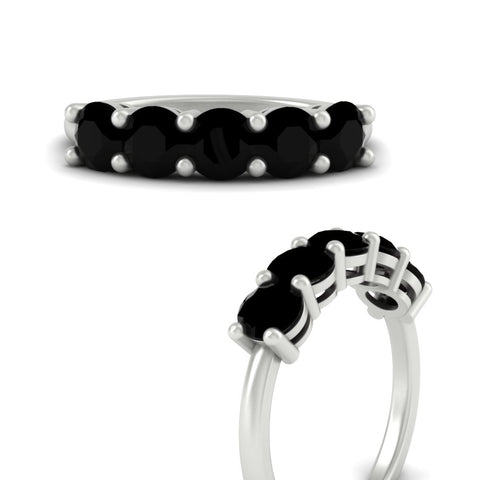 2.50-carat-round-black-diamond-5-stone-wedding-band-in-white-gold-FDENS141ROBGBLACKANGLE3-2.50CT-NL-WG