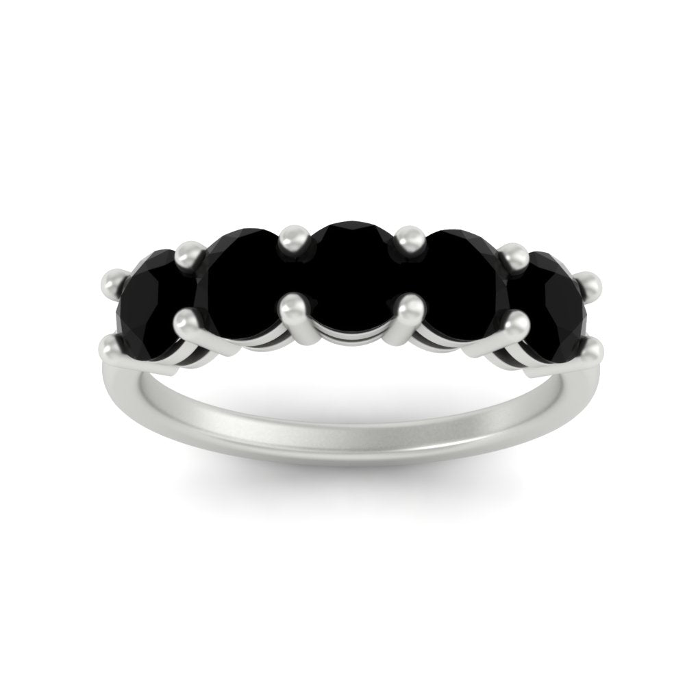 2.50-carat-round-black-diamond-5-stone-wedding-band-in-white-gold-FDENS141ROBGBLACKANGLE5-2.50CT-NL-WG