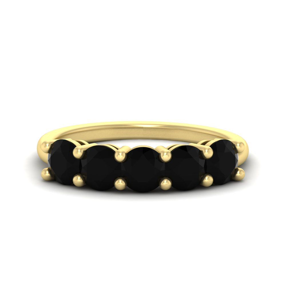 2.50-carat-round-black-diamond-5-stone-wedding-band-in-yellow-gold-FDENS141ROBGBLACK-2.50CT-NL-YG