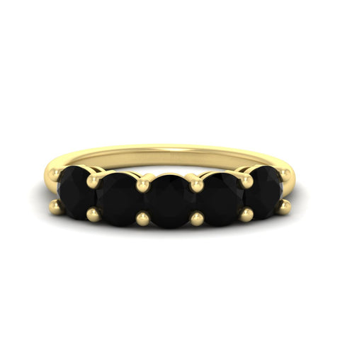 2.50-carat-round-black-diamond-5-stone-wedding-band-in-yellow-gold-FDENS141ROBGBLACK-2.50CT-NL-YG