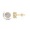Load image into Gallery viewer, 2.50-carat-round-cut-stud-bezel-set-earring-in-yellow-gold-FDEAR10516ROANGLE2-2.50-CT-NL-YG-HW.jpg?v=1768907354