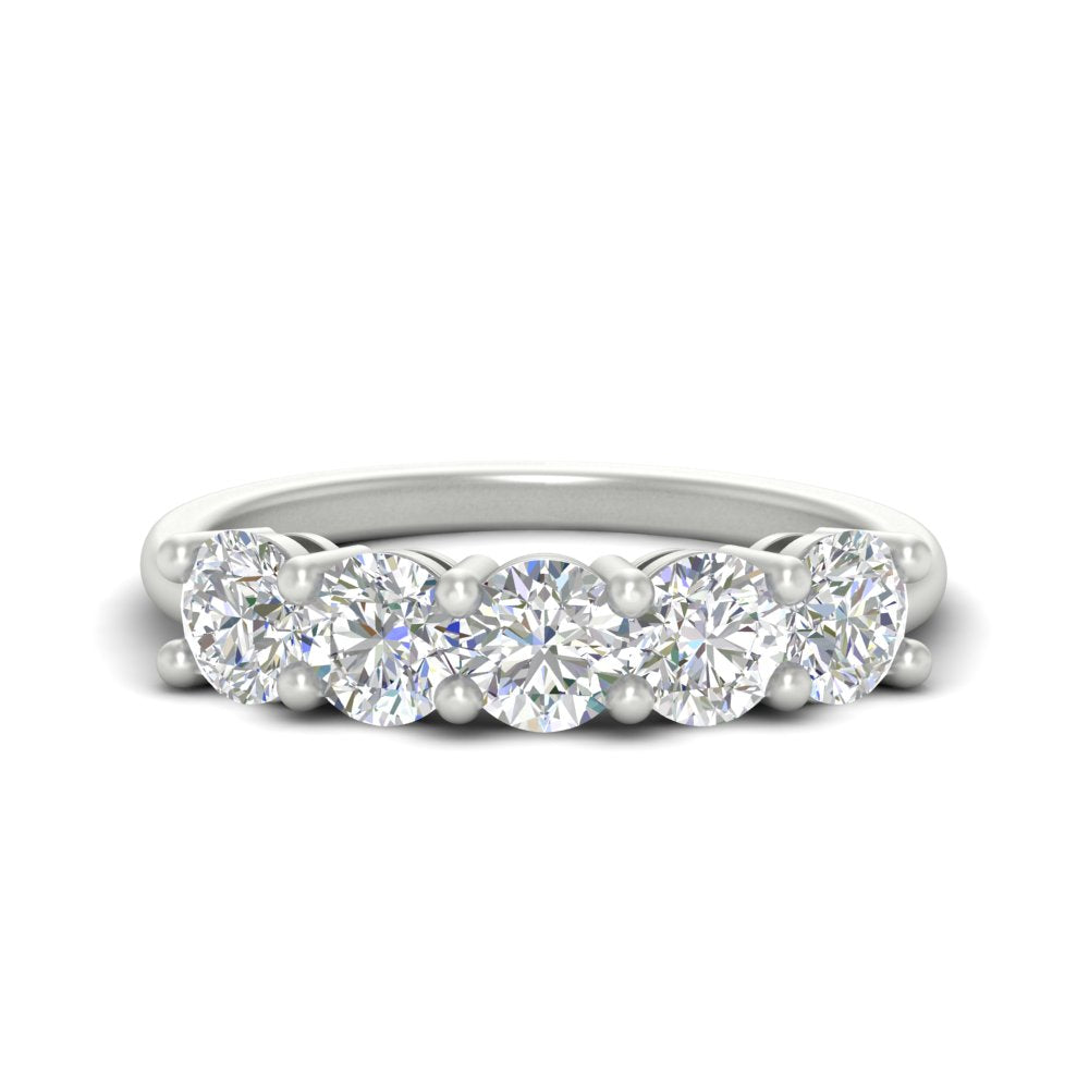 2.50-carat-round-diamond-5-stone-wedding-band-in-white-gold-FDENS141ROB-2.50CT-NL-WG