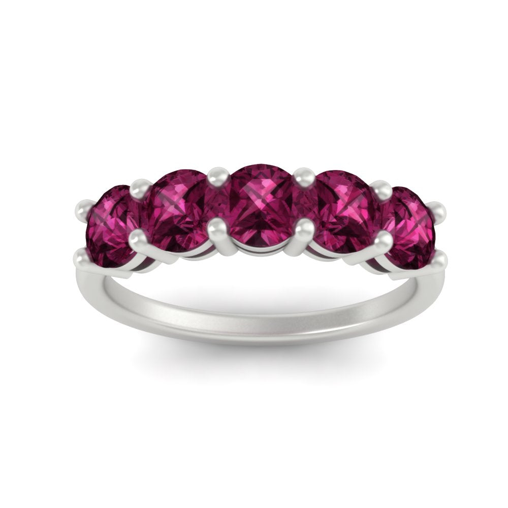 2.50-carat-round-pink-sapphire-5-stone-wedding-band-in-white-gold-FDENS141ROBGSADRPIANGLE5-2.50CT-NL-WG