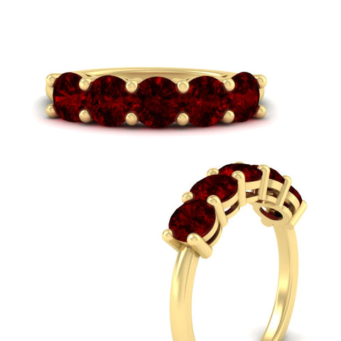 2.50-carat-round-ruby-5-stone-wedding-band-in-yellow-gold-FDENS141ROBGRUDRANGLE3-2.50CT-NL-YG