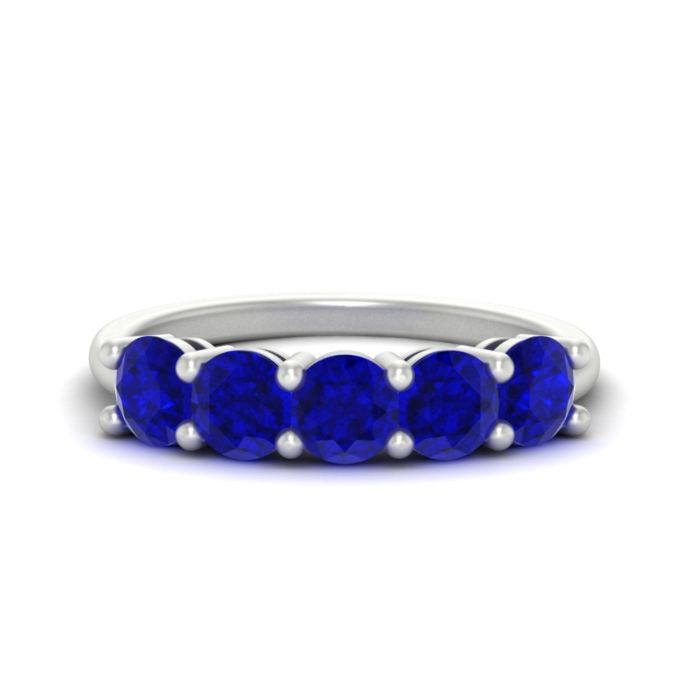 2.50-carat-round-sapphire-5-stone-wedding-band-in-white-gold-FDENS141ROBGSABL-2.50CT-NL-WG