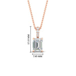 Load image into Gallery viewer, 2.50-ct-emerald-cut-diamond-necklace-with-pave-bail-in-rose-gold-fdpd11636emangle1-9X7mm-nl-rg-hw.jpg?v=1769514555