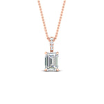 Load image into Gallery viewer, 2.50-ct-emerald-cut-diamond-necklace-with-pave-bail-in-rose-gold-fdpd11636emangle1-9X7mm-nl-rg.jpg?v=1769514555