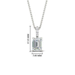Load image into Gallery viewer, 2.50-ct-emerald-cut-diamond-necklace-with-pave-bail-in-white-gold-fdpd11636emangle1-9X7mm-nl-wg-hw.jpg?v=1769514555