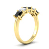 Load image into Gallery viewer, 2.50-ct-princess-black-diamond-five-stone-wedding-ring-in-yellow-gold-fdwb8008prblackangle2-2.50ct-nl-yg.jpg