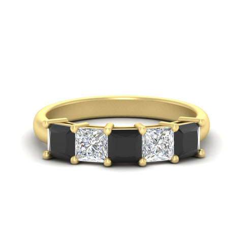 2.50-ct-princess-black-diamond-five-stone-wedding-ring-in-yellow-gold-fdwb8008prblacksleep-2.50ct-nl-yg.jpg