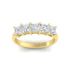 Load image into Gallery viewer, 2.50-ct-princess-diamond-five-stone-wedding-ring-in-yellow-gold-fdwb8008prangle5-2.50ct-nl-yg.jpg
