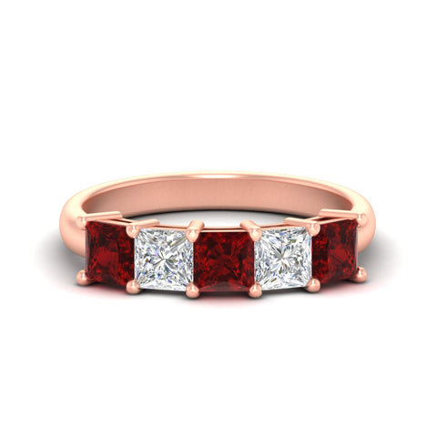 2.50-ct-princess-ruby-five-stone-wedding-ring-in-rose-gold-fdwb8008prgrudrsleep-2.50ct-nl-rg.jpg