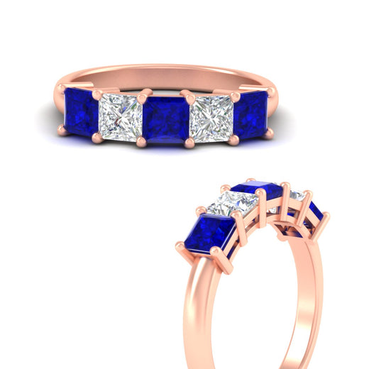 2.50-ct-princess-sapphire-five-stone-wedding-ring-in-rose-gold-fdwb8008prgsablangle3-2.50ct-nl-rg.jpg