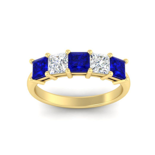 2.50-ct-princess-sapphire-five-stone-wedding-ring-in-yellow-gold-fdwb8008prgsablangle5-2.50ct-nl-yg.jpg