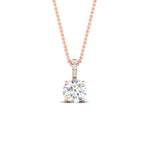 Load image into Gallery viewer, 2.50-ct-round-cut-pave-bail-pendant-diamond-in-rose-gold-fdpd11636roangle1-8.80mm-nl-rg.jpg?v=1769773614