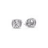 Load image into Gallery viewer, Bezel Set Cushion Diamond Stud Earrings