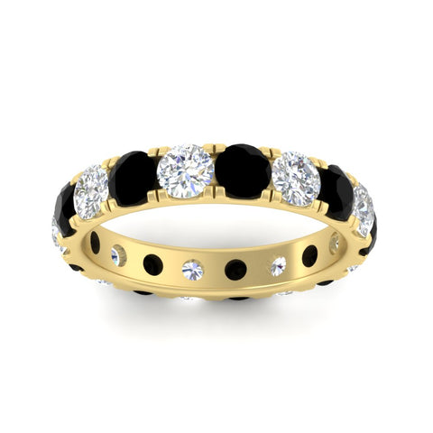 2.50-ct.-diamond-and-black-diamond-double-prong-eternity-wedding-band-in-yellow-gold-FDEWB8371GBLACKANGLE5-2.50CT-NL-YG