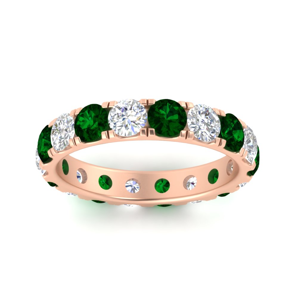 2.50 Ct. Diamond Double Prong Eternity Wedding Band