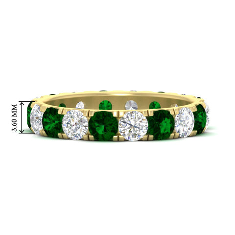 2.50-ct.-diamond-and-emerald-double-prong-eternity-wedding-band-in-yellow-gold-FDEWB8371GEMGR-2.50CT-NL-YG-HW