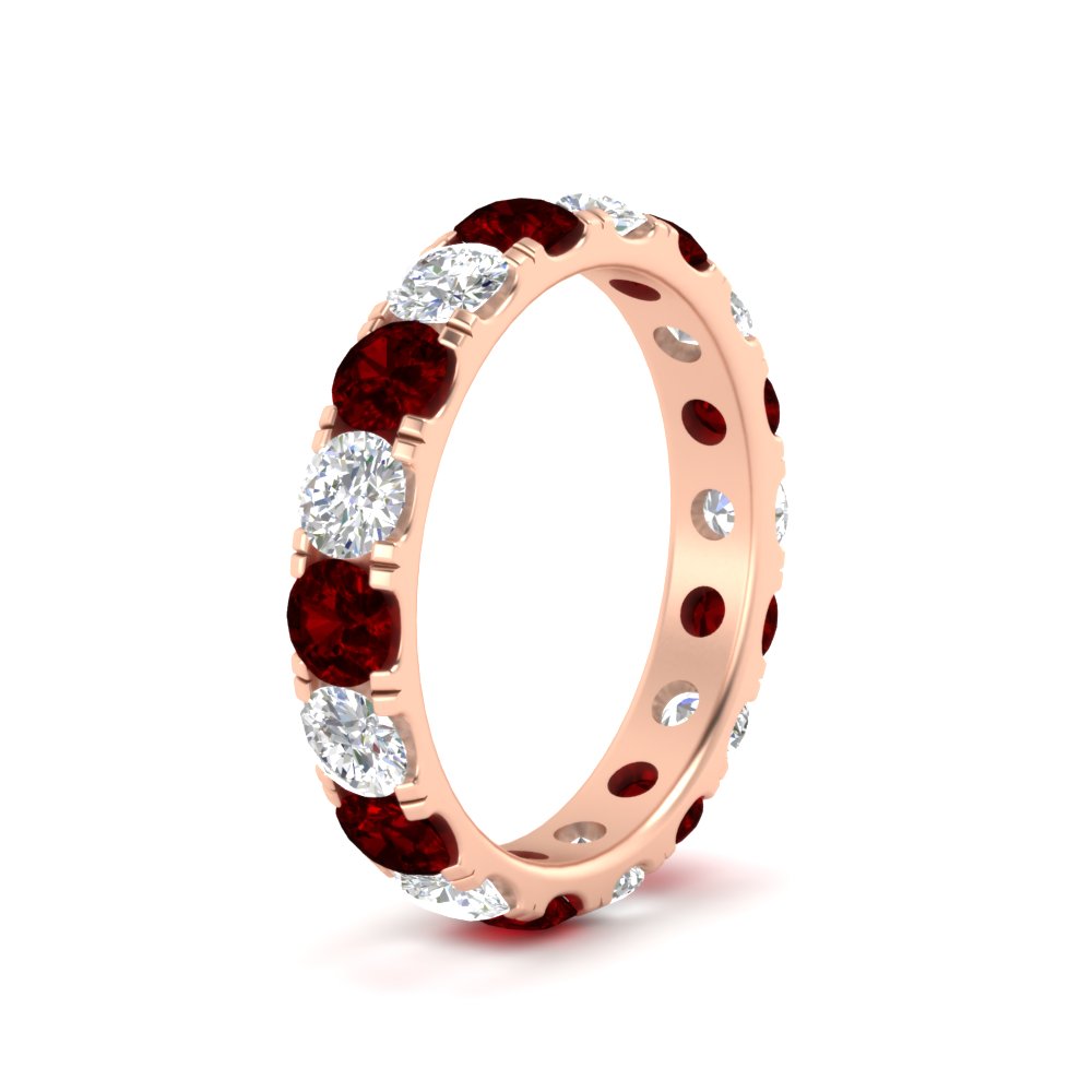 2.50 Ct. Diamond Double Prong Eternity Wedding Band