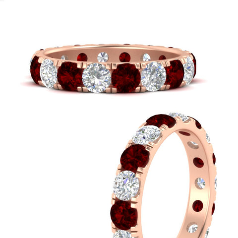 2.50-ct.-diamond-and-ruby-double-prong-eternity-wedding-band-in-rose-gold-FDEWB8371GRUDRANGLE3-2.50CT-NL-RG