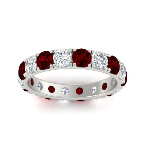 2.50-ct.-diamond-and-ruby-double-prong-eternity-wedding-band-in-white-gold-FDEWB8371GRUDRANGLE5-2.50CT-NL-WG