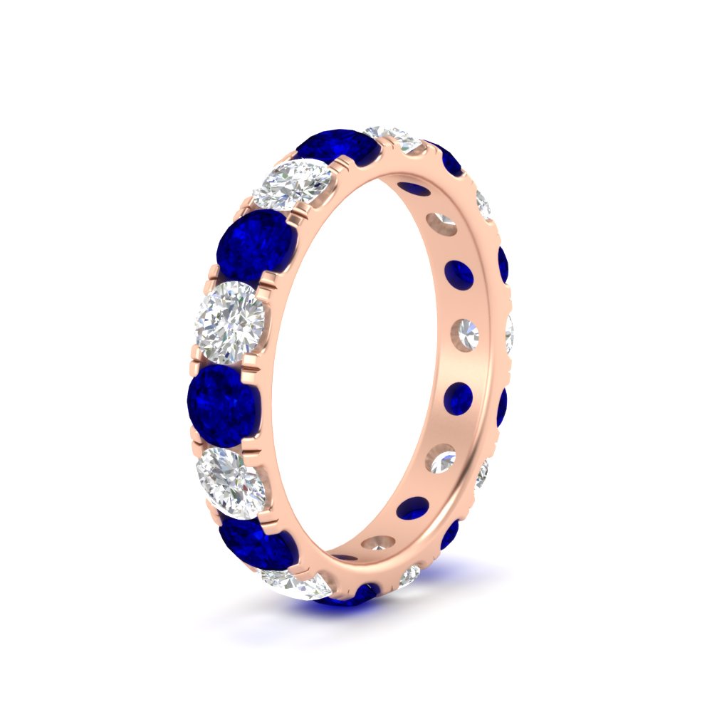 2.50 Ct. Diamond Double Prong Eternity Wedding Band