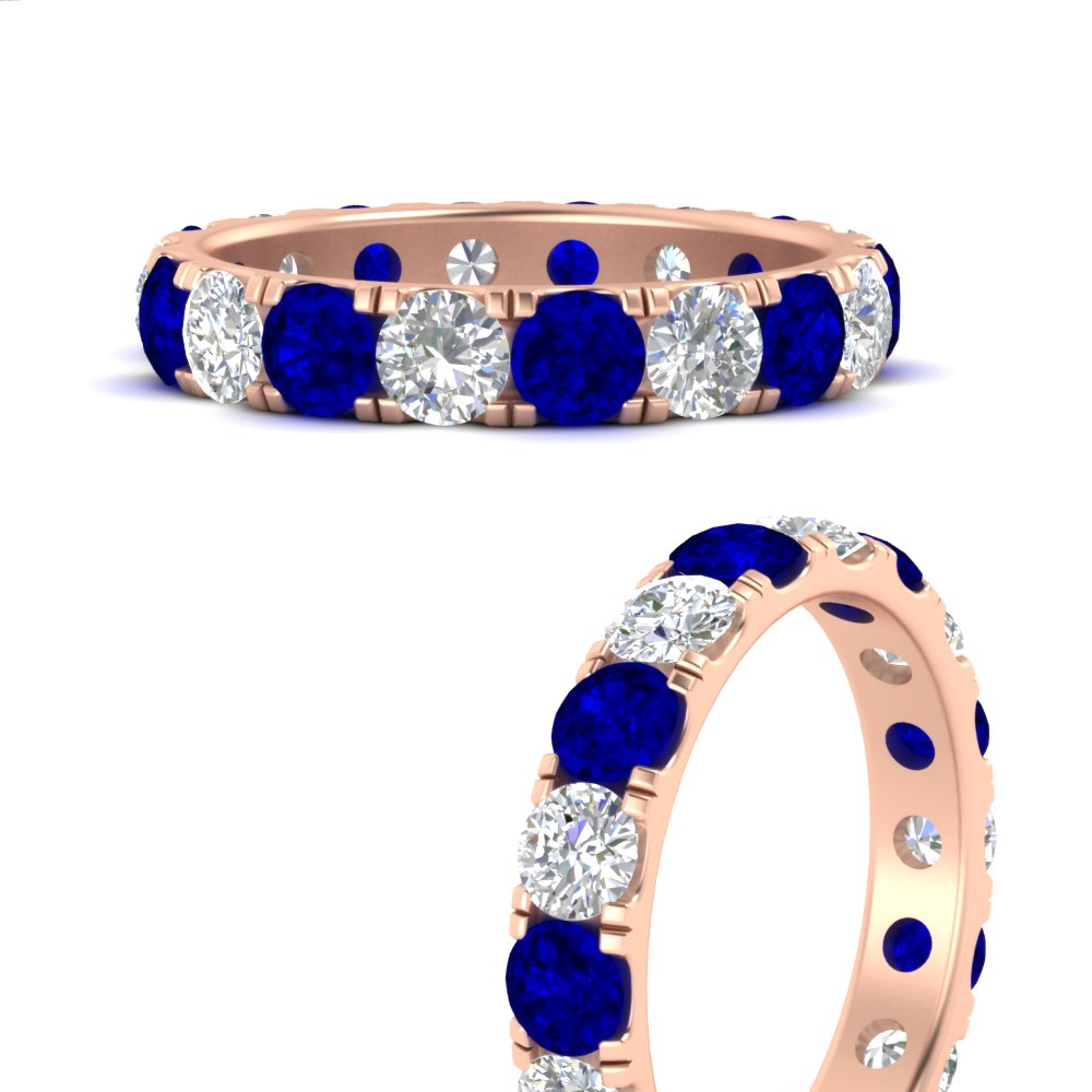 2.50 Ct. Diamond Double Prong Eternity Wedding Band