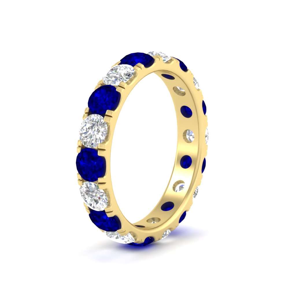 2.50 Ct. Diamond Double Prong Eternity Wedding Band