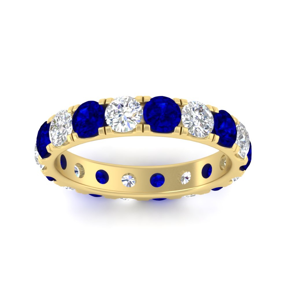 2.50 Ct. Diamond Double Prong Eternity Wedding Band