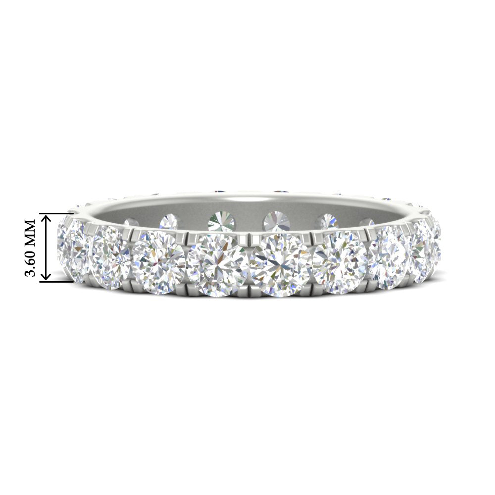 2.50 Ct. Diamond Double Prong Eternity Wedding Band