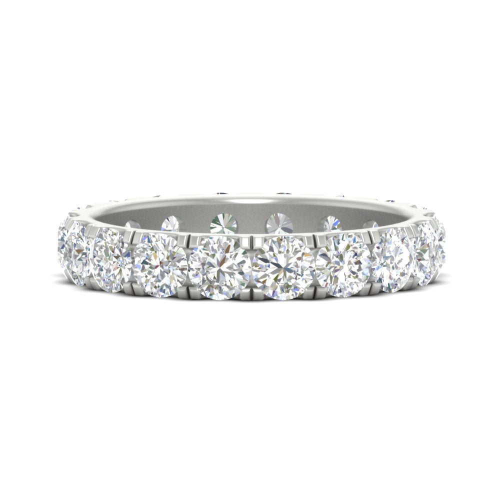 2.50 Ct. Diamond Double Prong Eternity Wedding Band