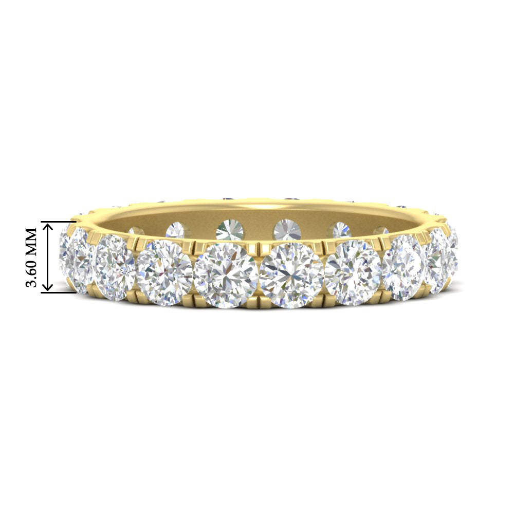 2.50 Ct. Diamond Double Prong Eternity Wedding Band