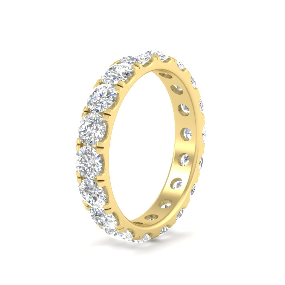 2.50 Ct. Diamond Double Prong Eternity Wedding Band