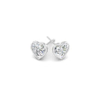 Load image into Gallery viewer, Heart Shape Bezel Stud Earring
