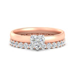 Load image into Gallery viewer, 2.50-mm-heart-shaped-solitaire-ring-with-eternity-band-in-rose-gold-fdens11590htsleep-2.50mm-nl-rg.jpg?v=1760331219