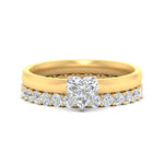 Load image into Gallery viewer, 2.50-mm-heart-shaped-solitaire-ring-with-eternity-band-in-yellow-gold-fdens11590htsleep-2.50mm-nl-yg.jpg?v=1760331219