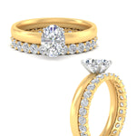 Load image into Gallery viewer, 2.50-mm-oval-shaped-solitaire-ring-with-eternity-band-in-yellow-gold-fdens11590ovangle3-2.50mm-nl-yg.jpg?v=1760331733