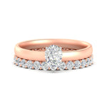 Load image into Gallery viewer, 2.50-mm-pear-shaped-solitaire-ring-with-eternity-band-in-rose-gold-fdens11590pesleep-2.50mm-nl-rg.jpg?v=1760332011
