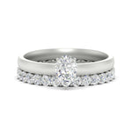 Load image into Gallery viewer, 2.50-mm-pear-shaped-solitaire-ring-with-eternity-band-in-white-gold-fdens11590pesleep-2.50mm-nl-wg.jpg?v=1760331898
