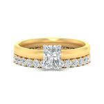 Load image into Gallery viewer, 2.50-mm-radiant-cut-solitaire-ring-with-eternity-band-in-yellow-gold-fdens11590rasleep-2.50mm-nl-yg.jpg?v=1760335503

