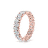 Load image into Gallery viewer, 2.60-carat-diamond-teardrop-eternity-band-in-rose-gold-FD10554PE-0.10CT-ANGLE2-NL-RG